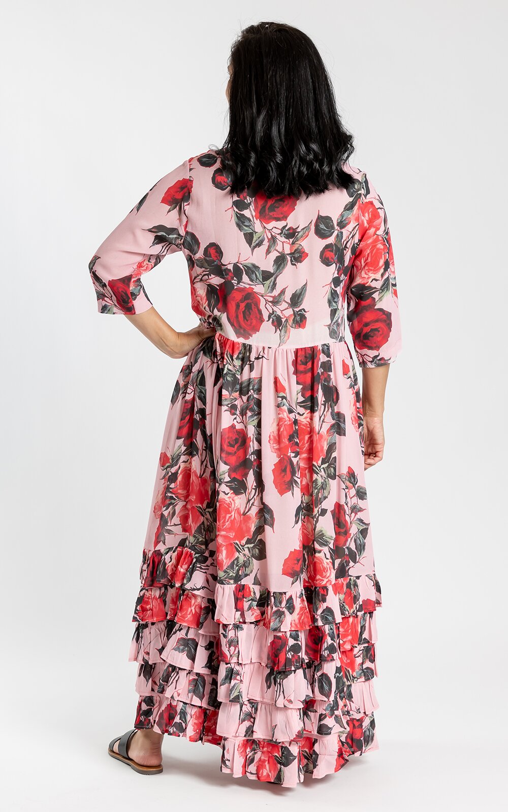 Borderline Dress Rose product photo.