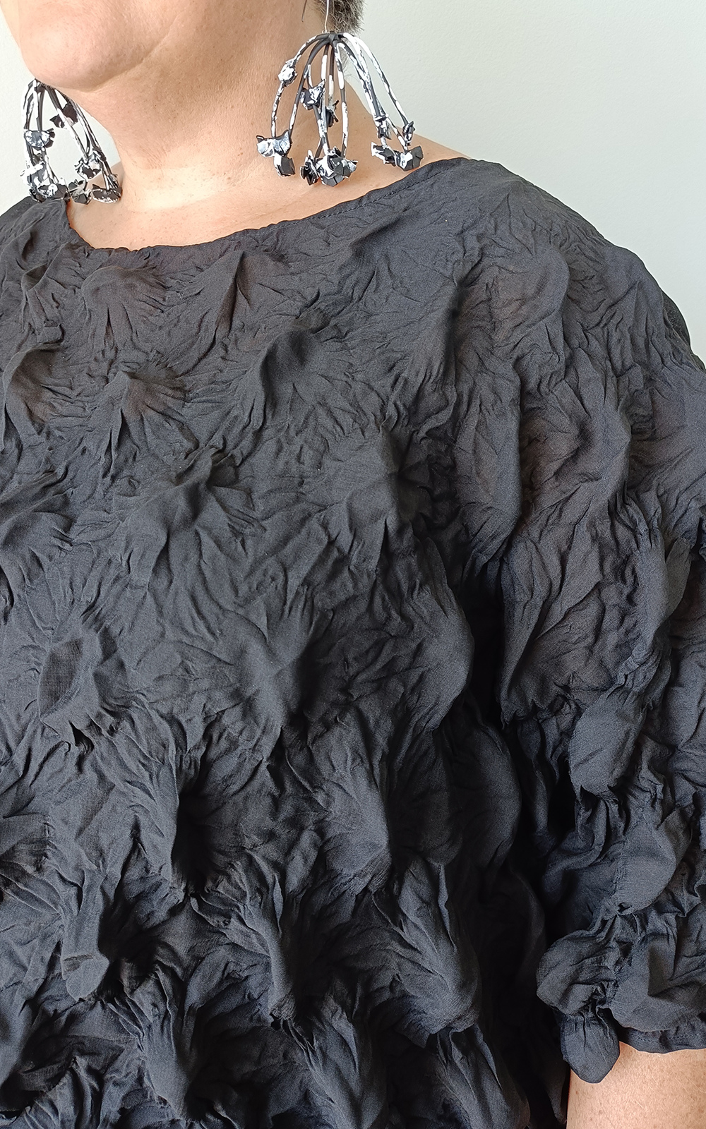 Shibori Bubble T Shirt product photo.