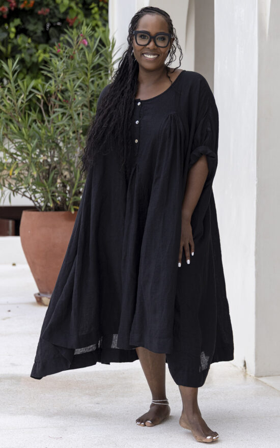 Shiva Dress Linen product photo.