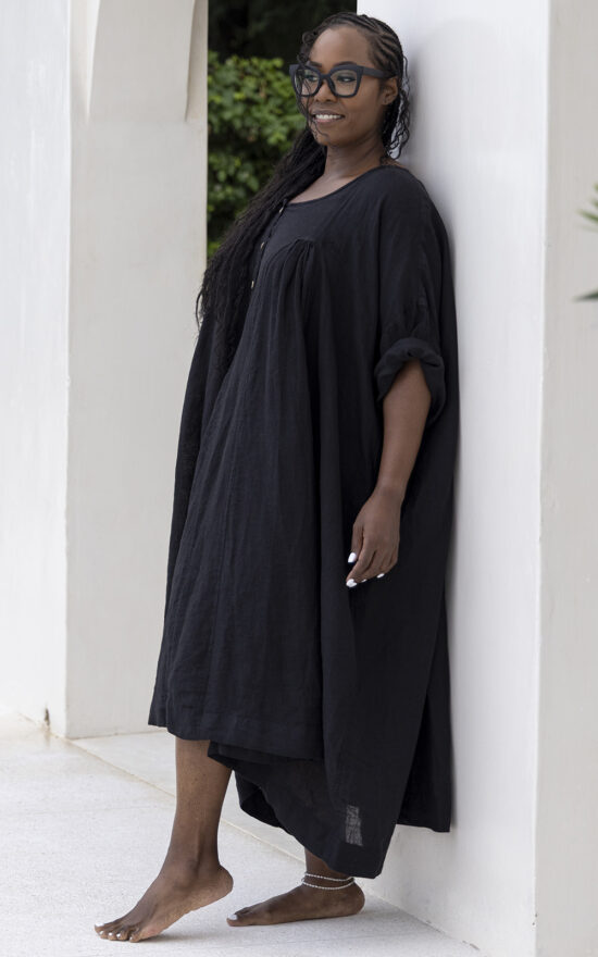 Shiva Dress Linen product photo.