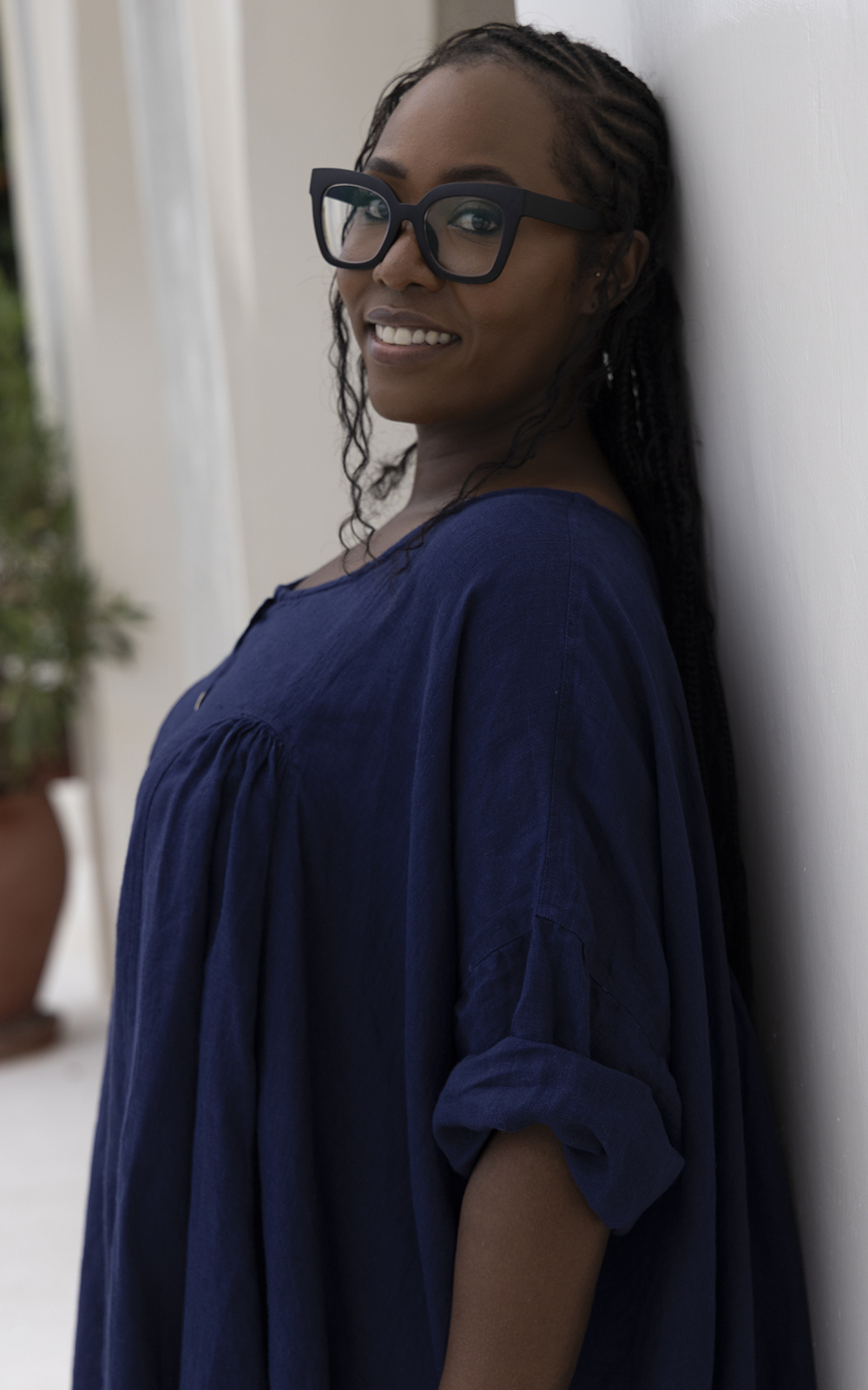 Shiva Dress Linen product photo.