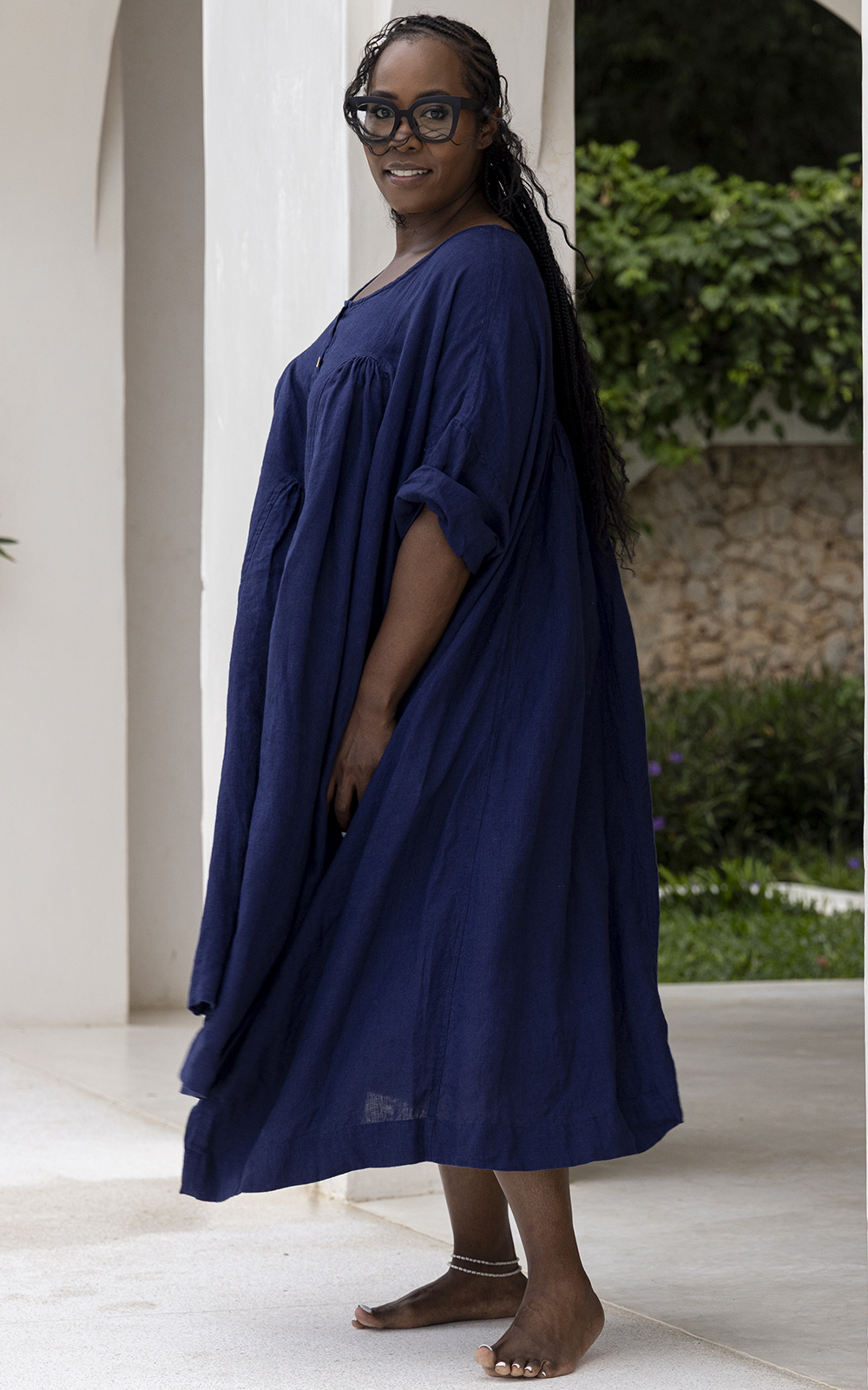 Shiva Dress Linen product photo.