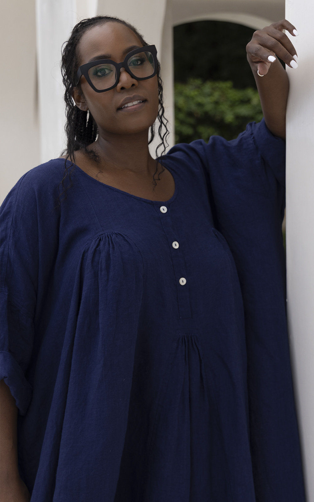 Shiva Dress Linen product photo.