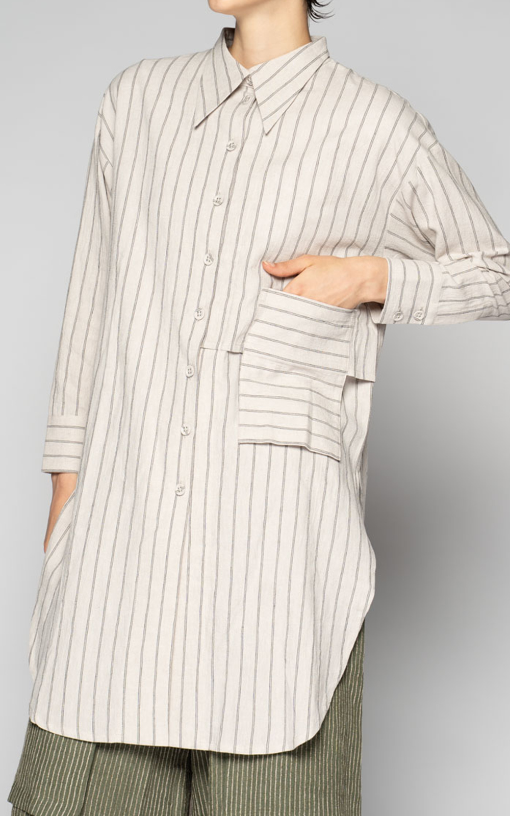 Komichi Long Shirt product photo.