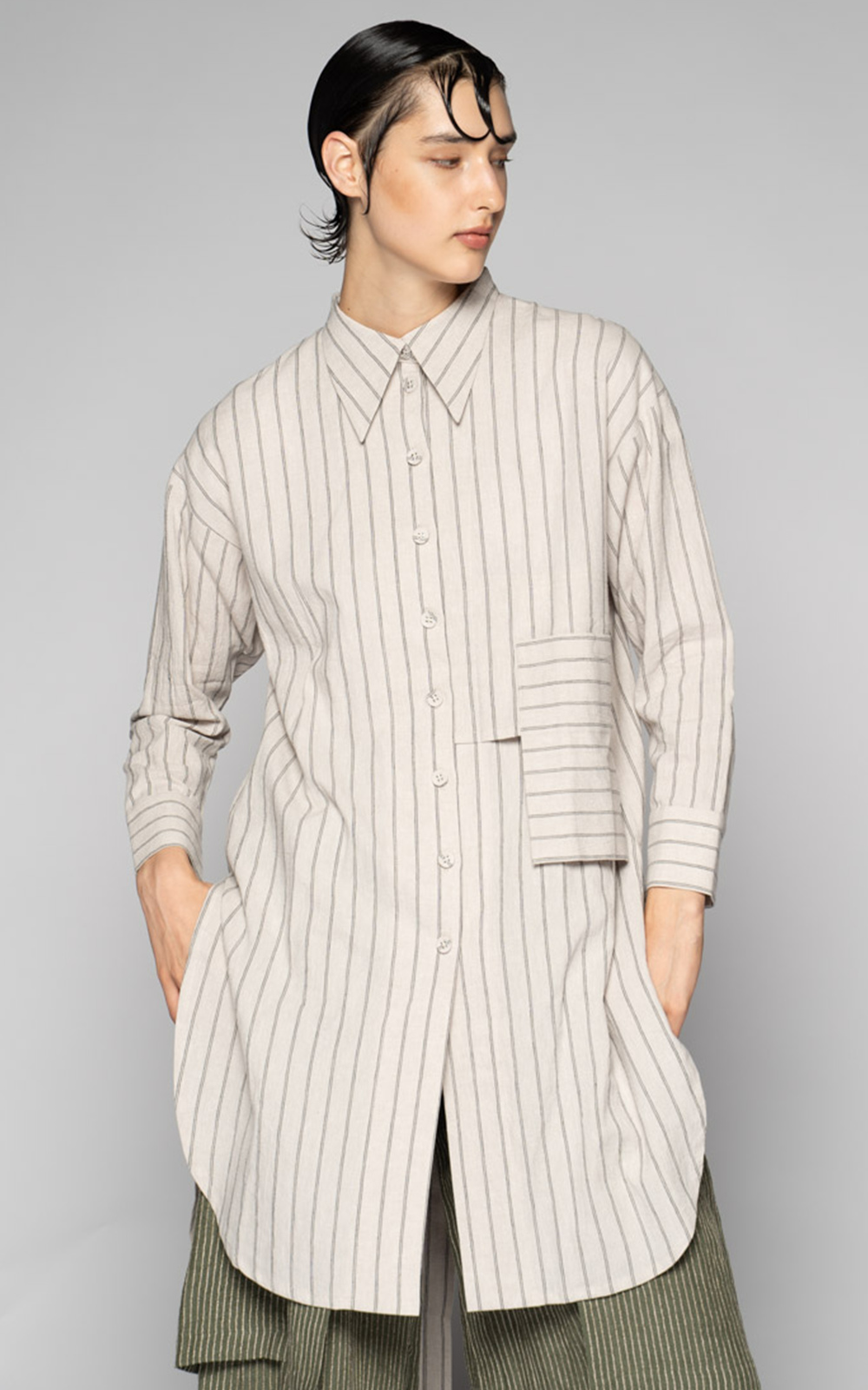 Komichi Long Shirt product photo.