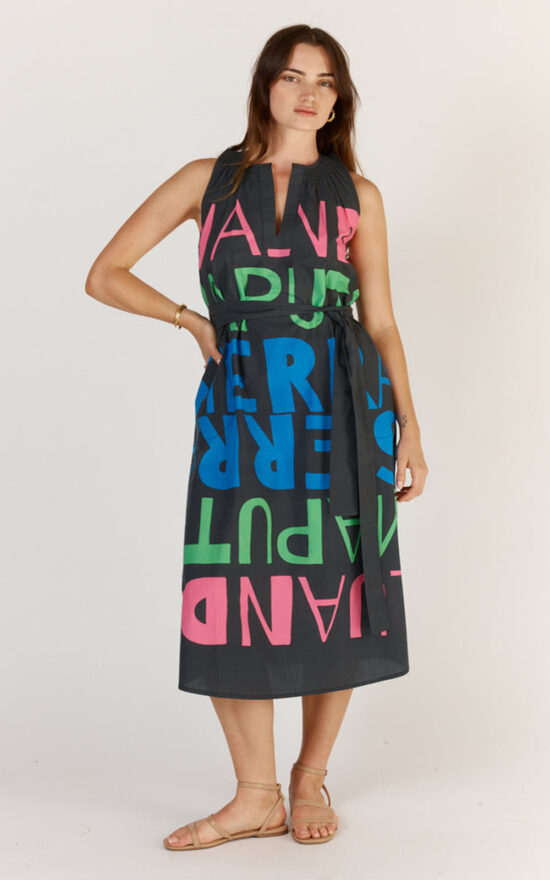 Sierra Sleeveless Dress product photo.