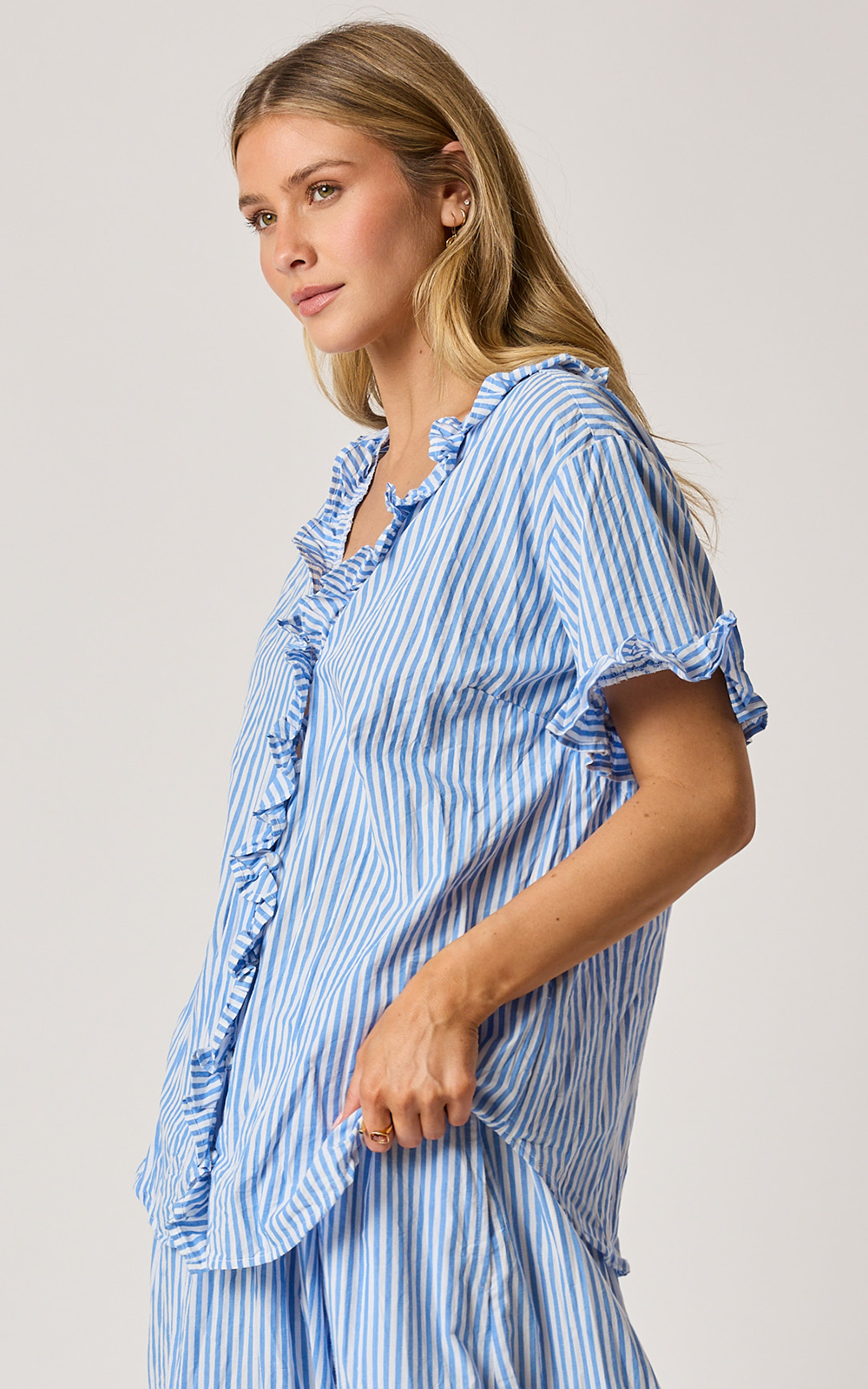 Siesta Top Stripe product photo.
