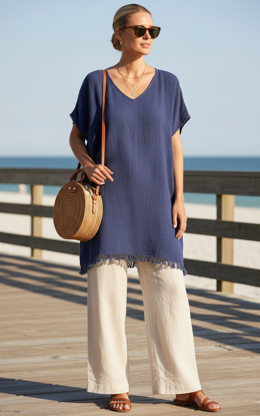 Sunset Kaftan product photo.