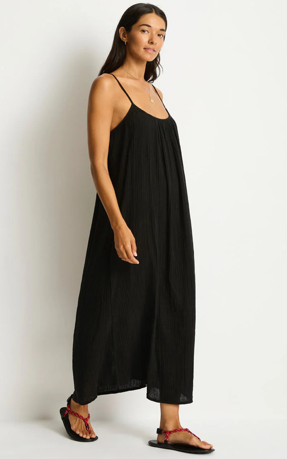 Sunset Tie Back Sundress product photo.