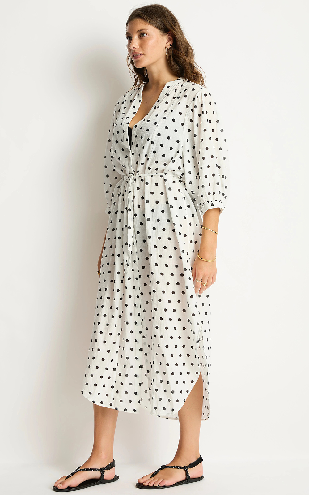 Dottie Boho Long Shirt product photo.