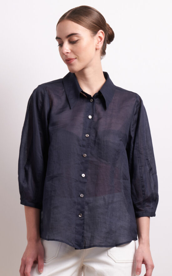 Pin Tuck Shirt product photo.