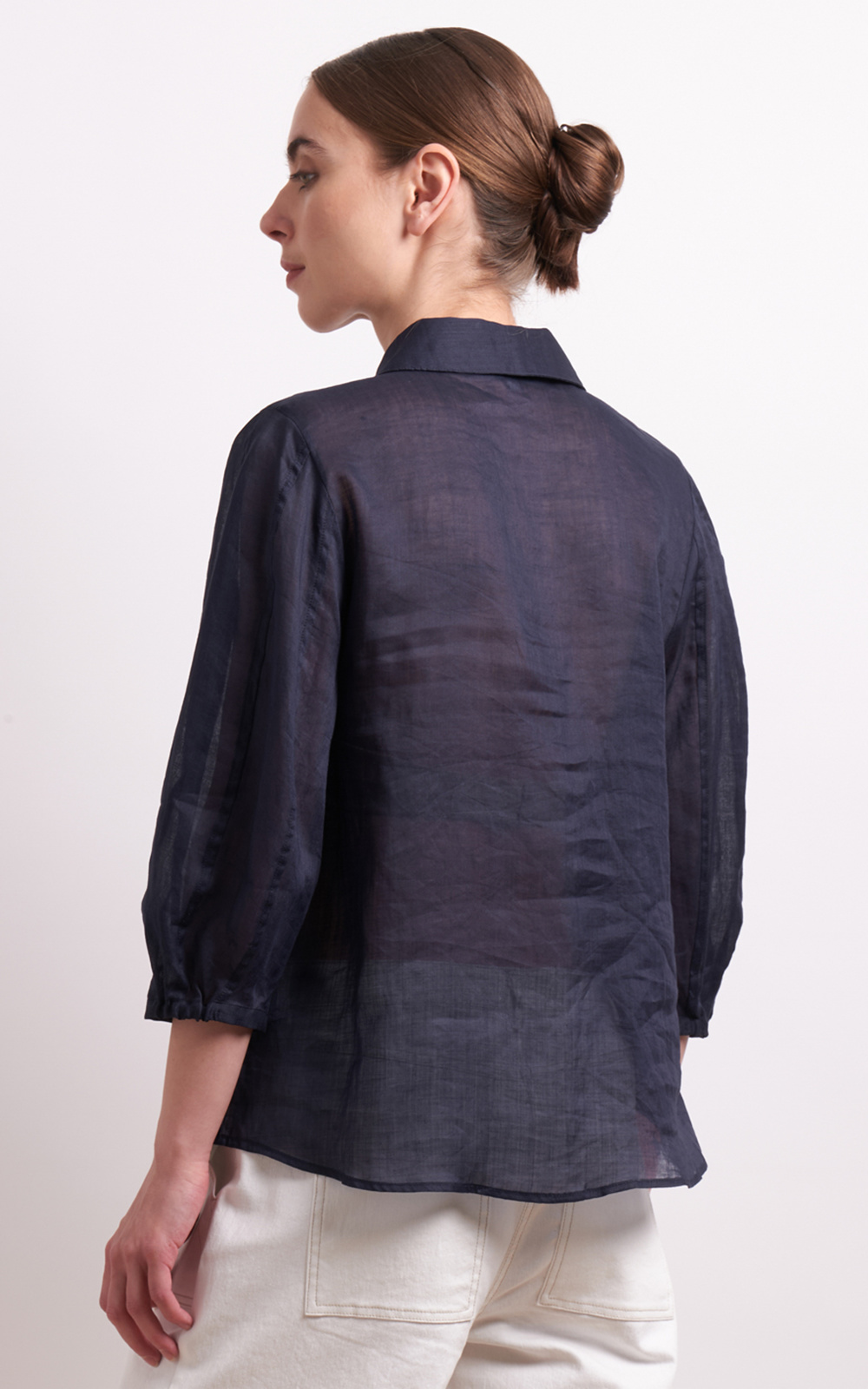 Pin Tuck Shirt product photo.