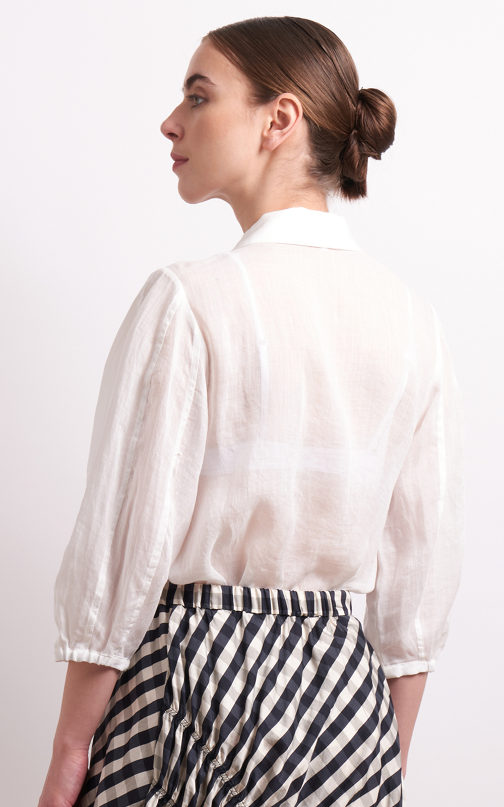 Pin Tuck Shirt product photo.