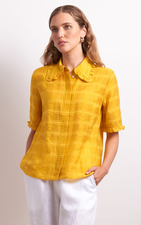 Ruffles Shirt product photo.