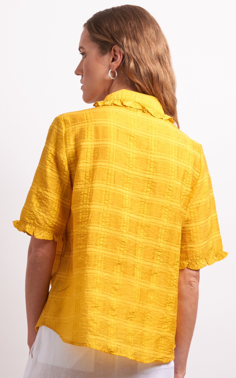 Ruffles Shirt product photo.