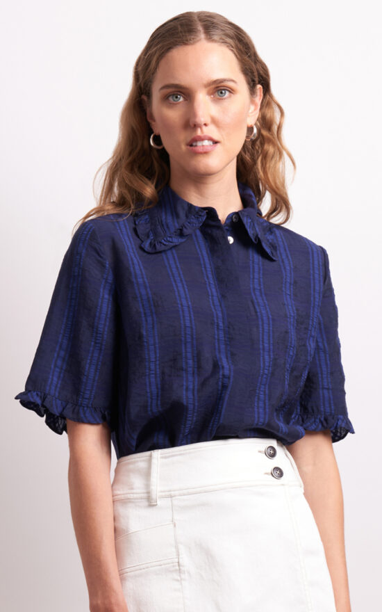 Ruffles Shirt product photo.