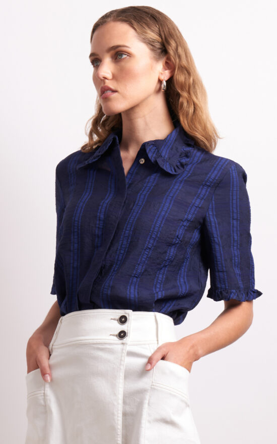 Ruffles Shirt product photo.