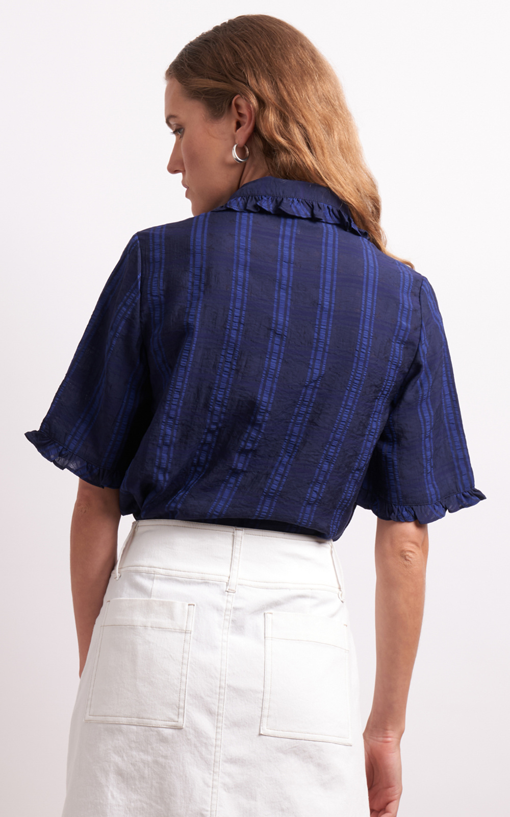 Ruffles Shirt product photo.