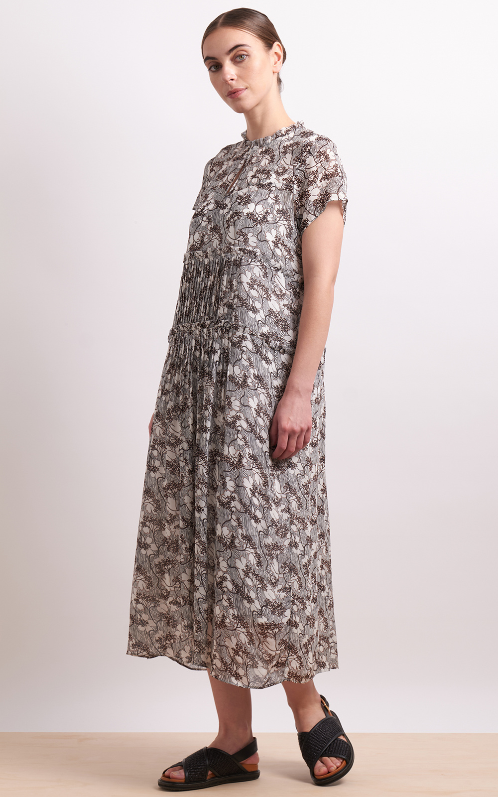 In Print Dress product photo.