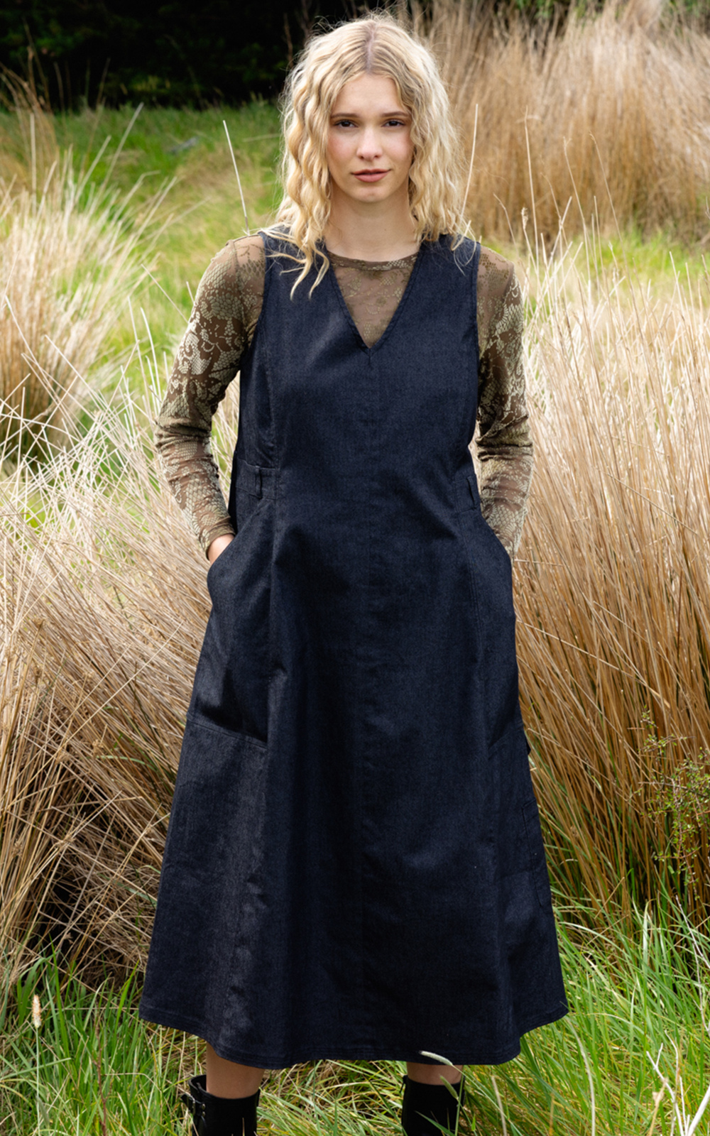 Lennox Pinafore product photo.