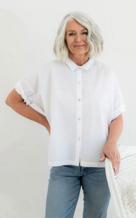 Sorrento Shirt Paper Cotton product photo.