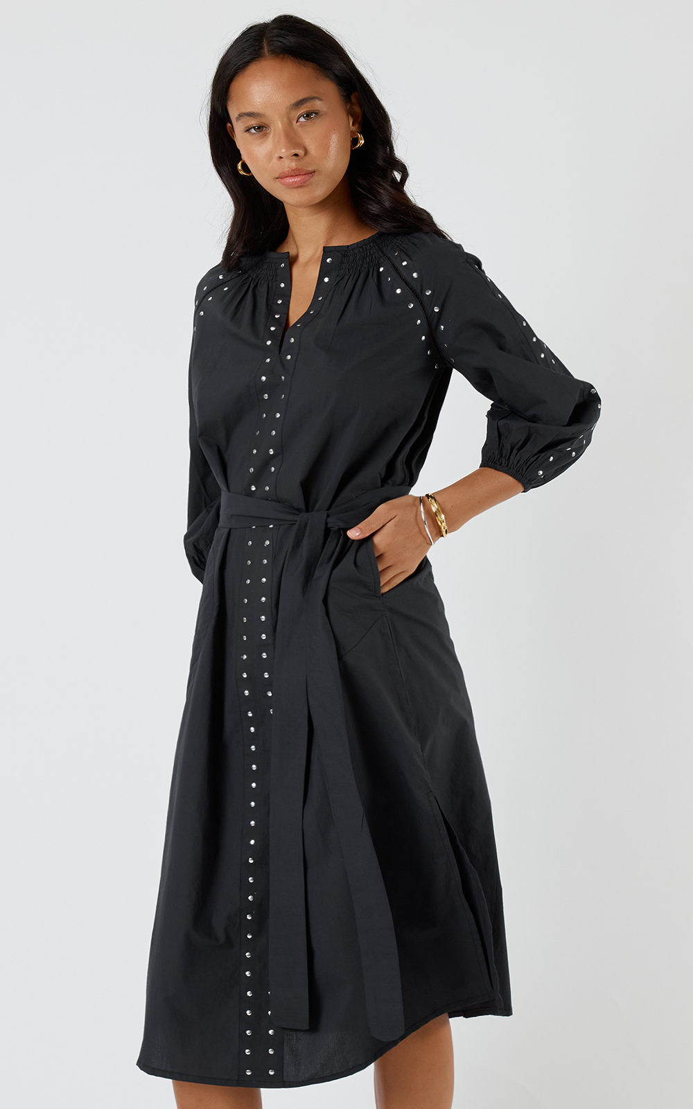 Stud Dress product photo.