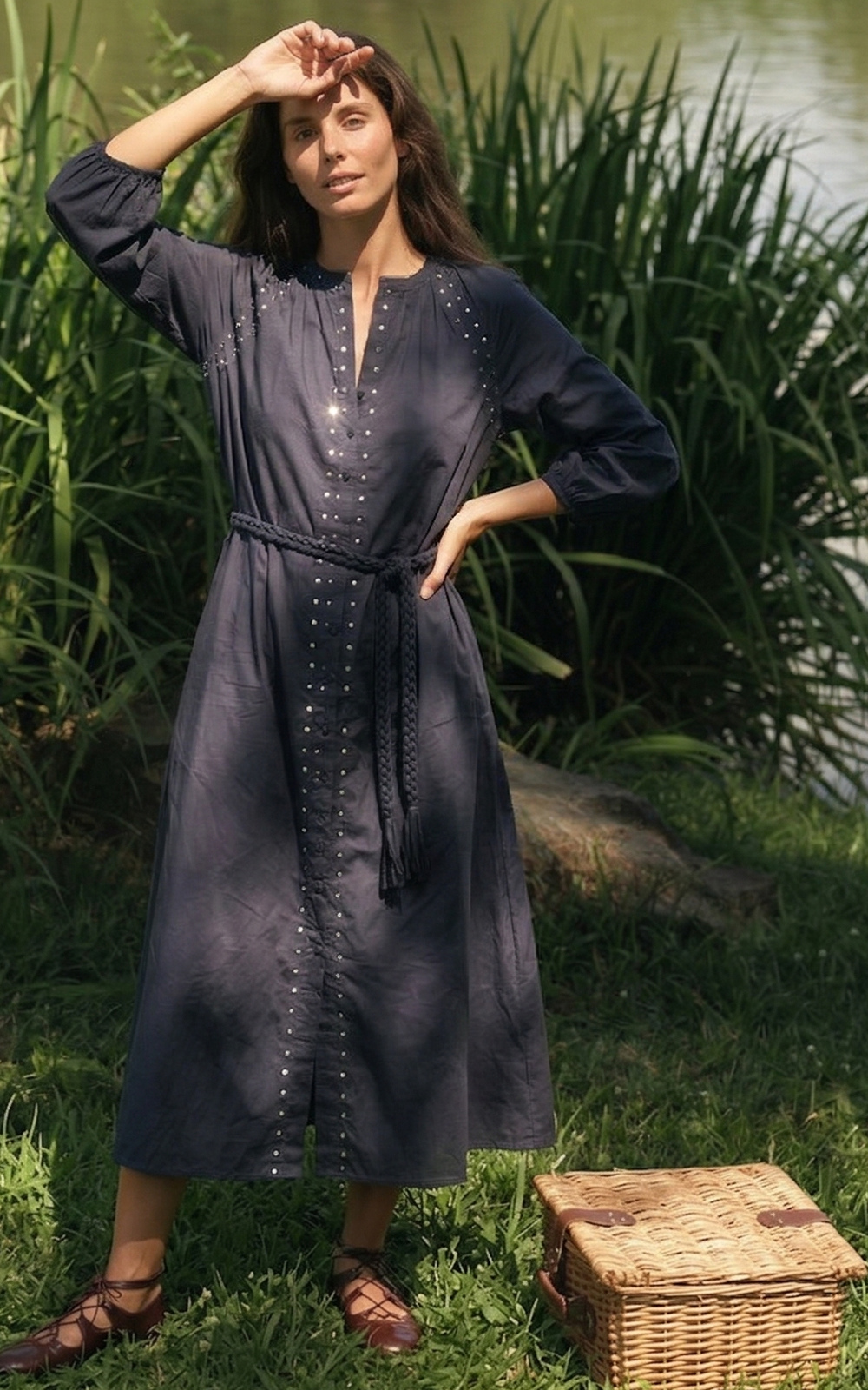 Stud Dress product photo.