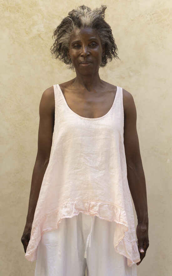 Suri Camisole In Linen product photo.