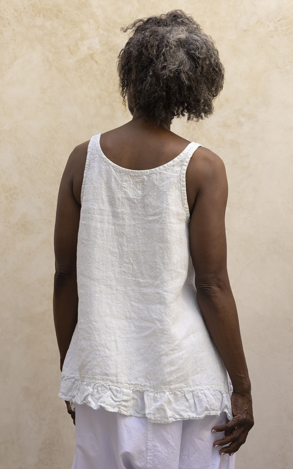 Suri Camisole In Linen product photo.