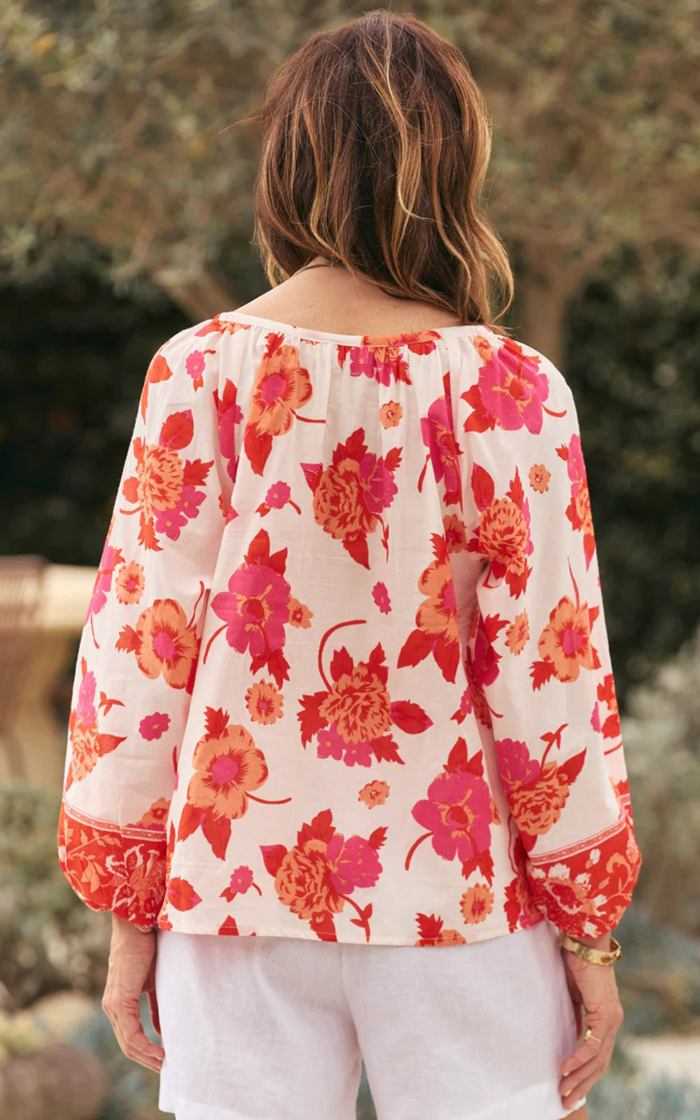 Delilah Blouse Thistle product photo.