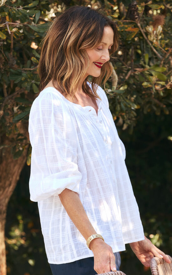 Bethan Blouse Dobby product photo.