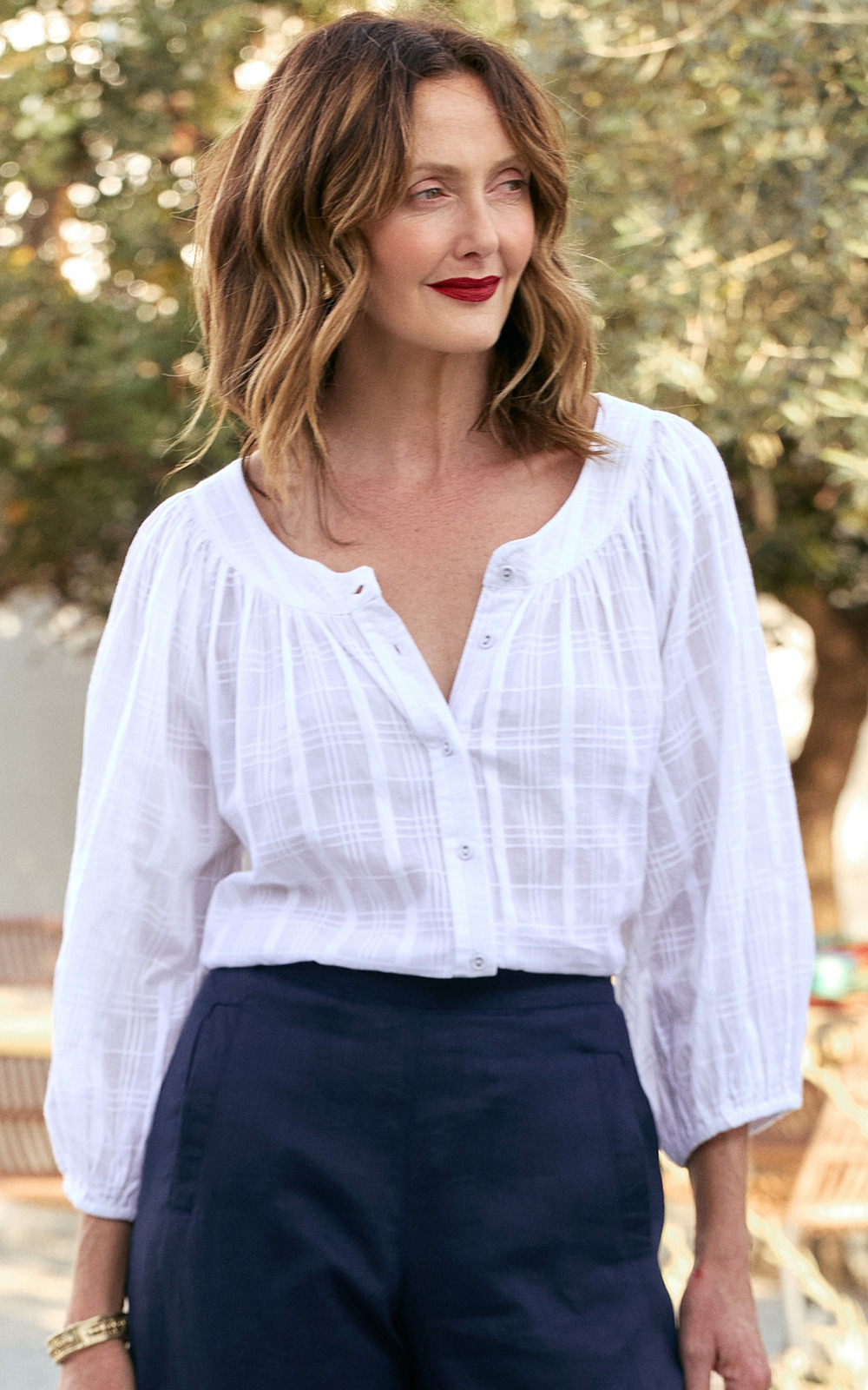 Bethan Blouse Dobby product photo.