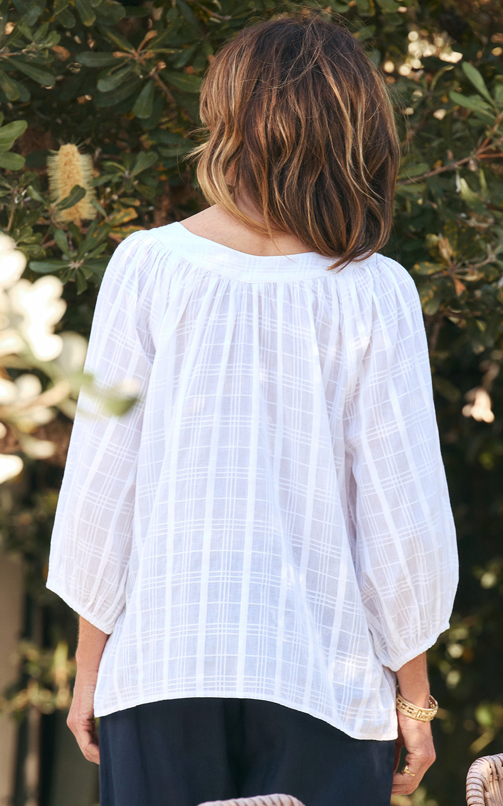Bethan Blouse Dobby product photo.