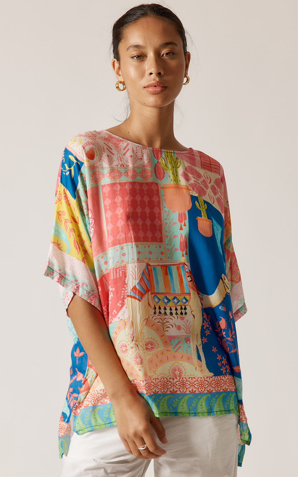 Taj Wide Tee product photo.