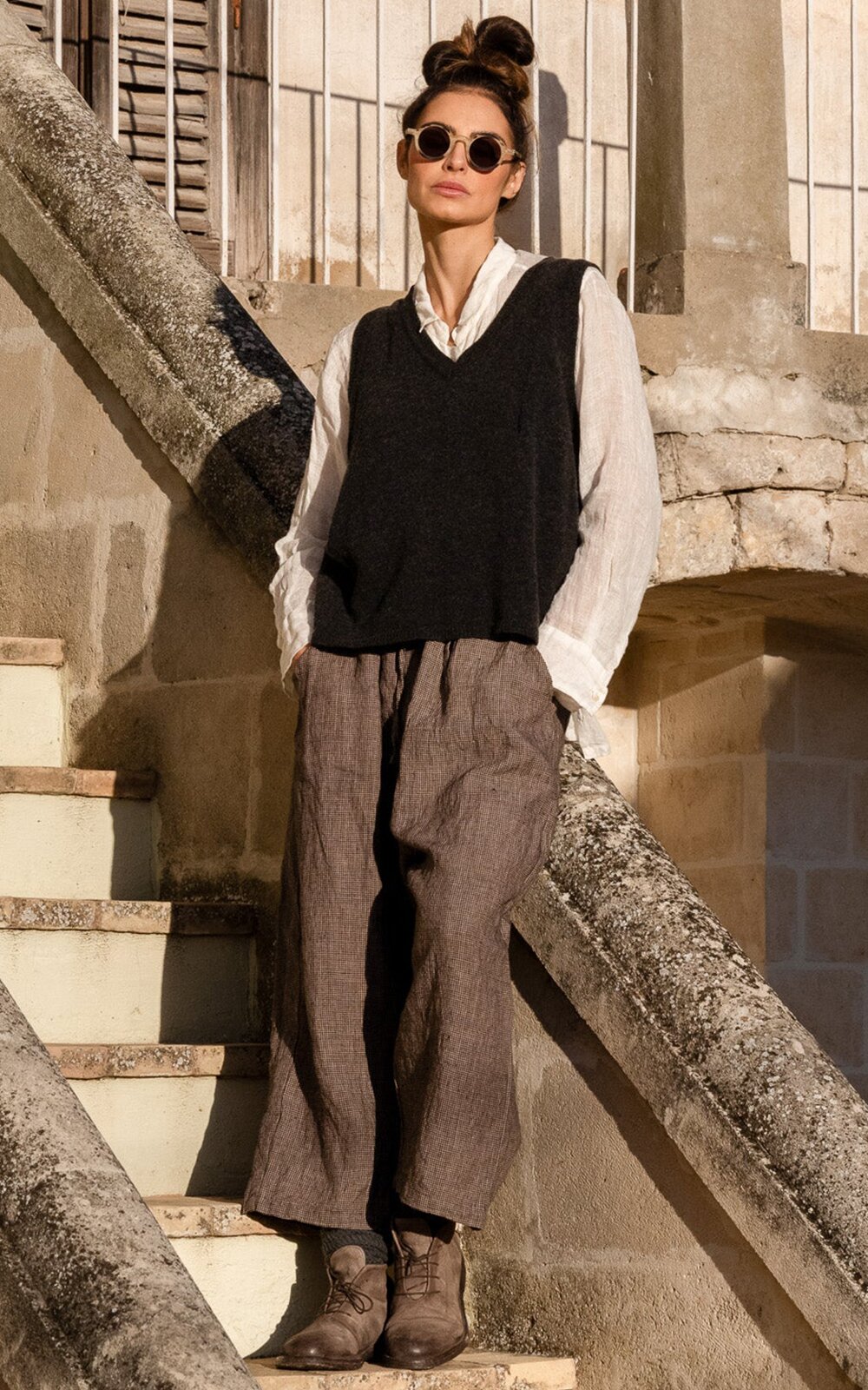 Tanja Vest Wool  product photo.