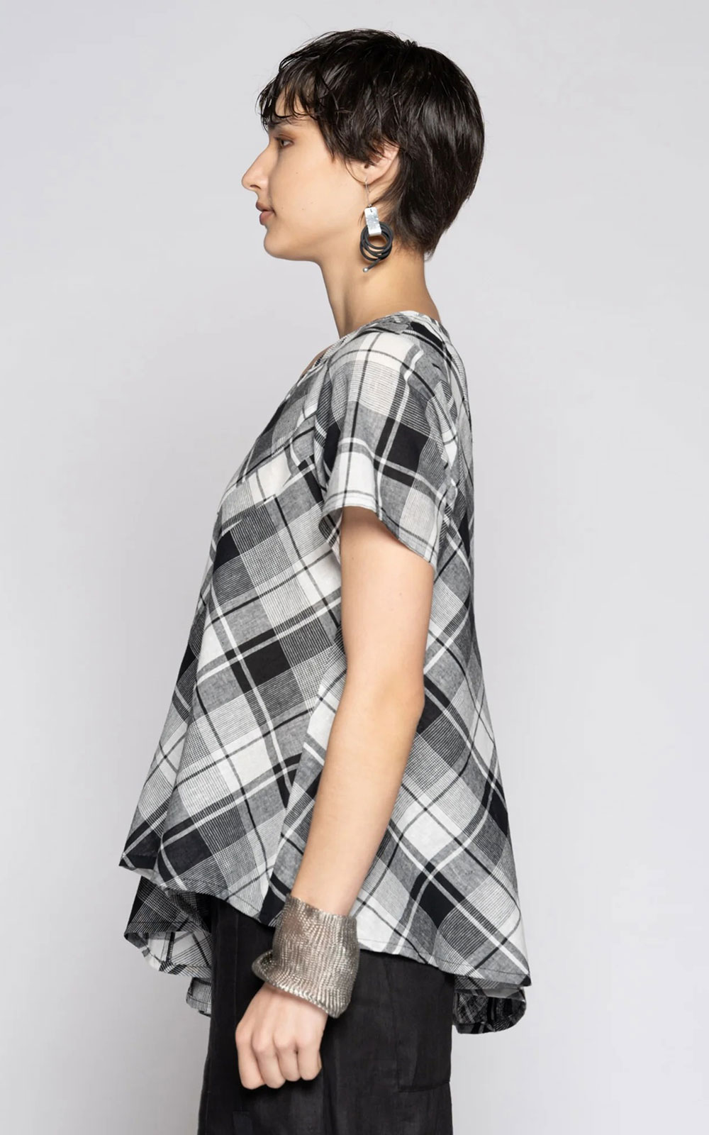 Arya Top Check product photo.
