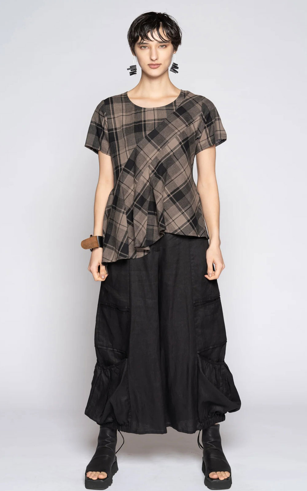 Ayra Top Check product photo.