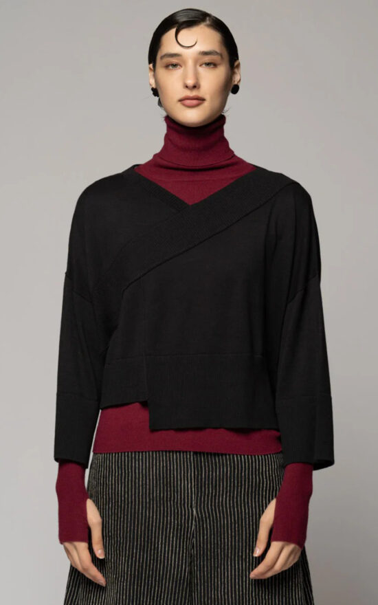 Casa Knit Top product photo.