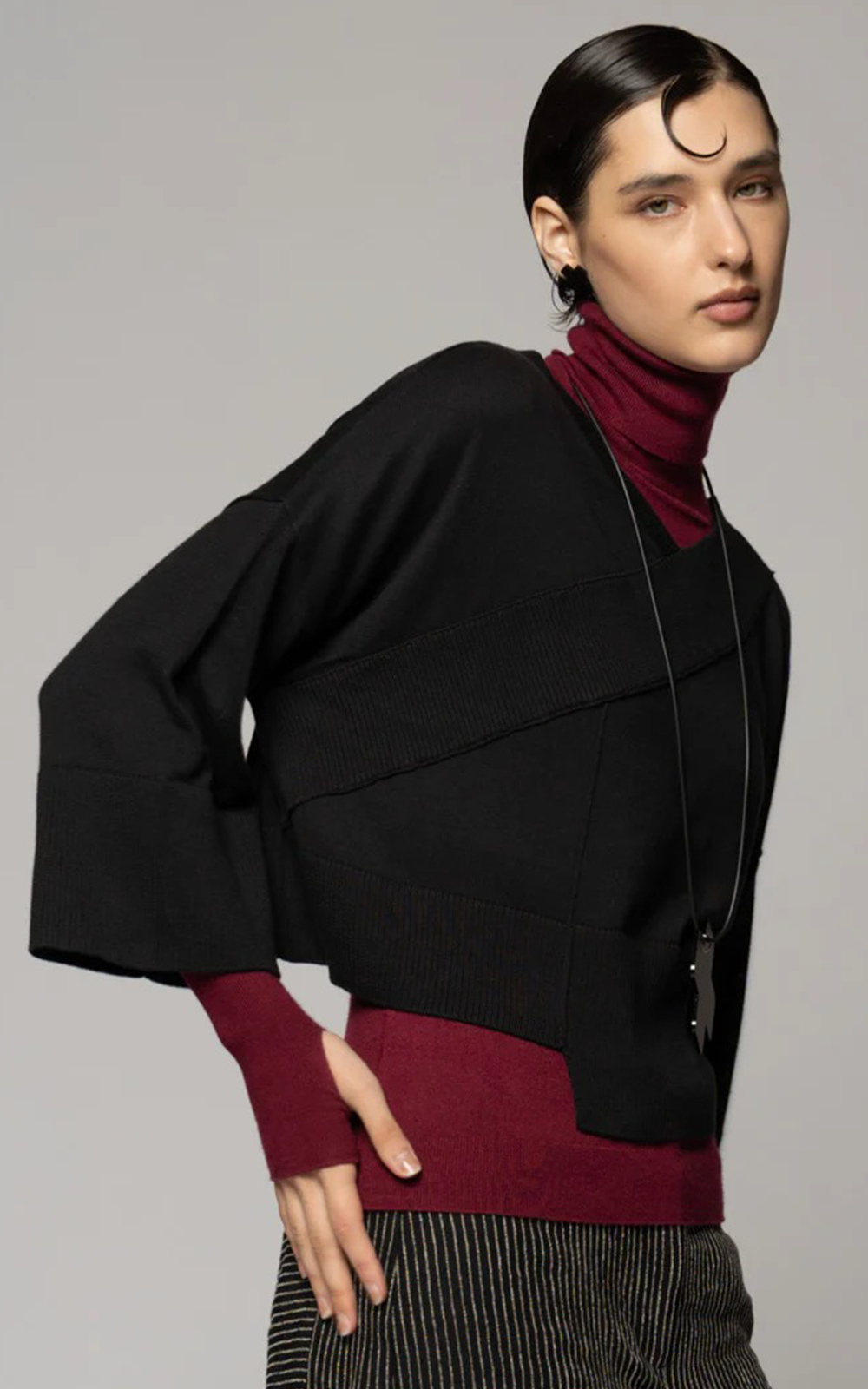 Casa Knit Top product photo.