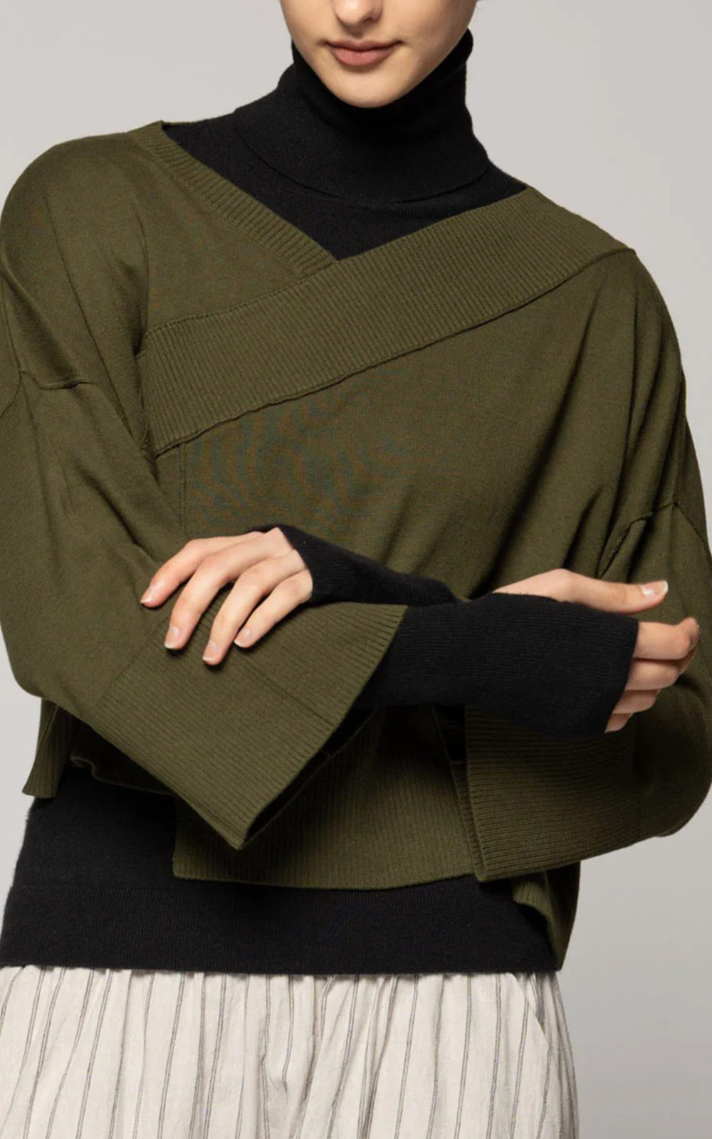 Casa Knit Top product photo.