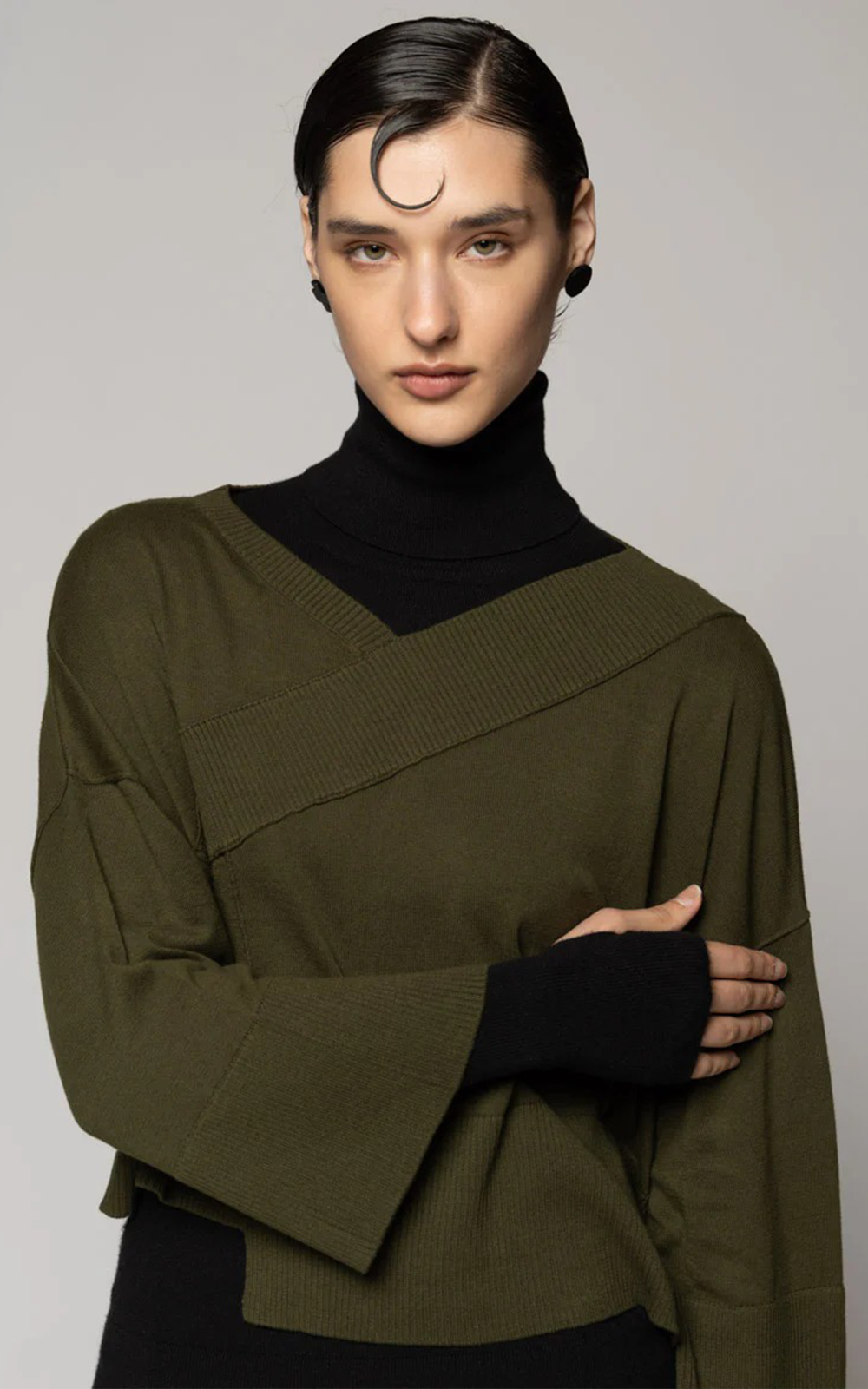 Casa Knit Top product photo.