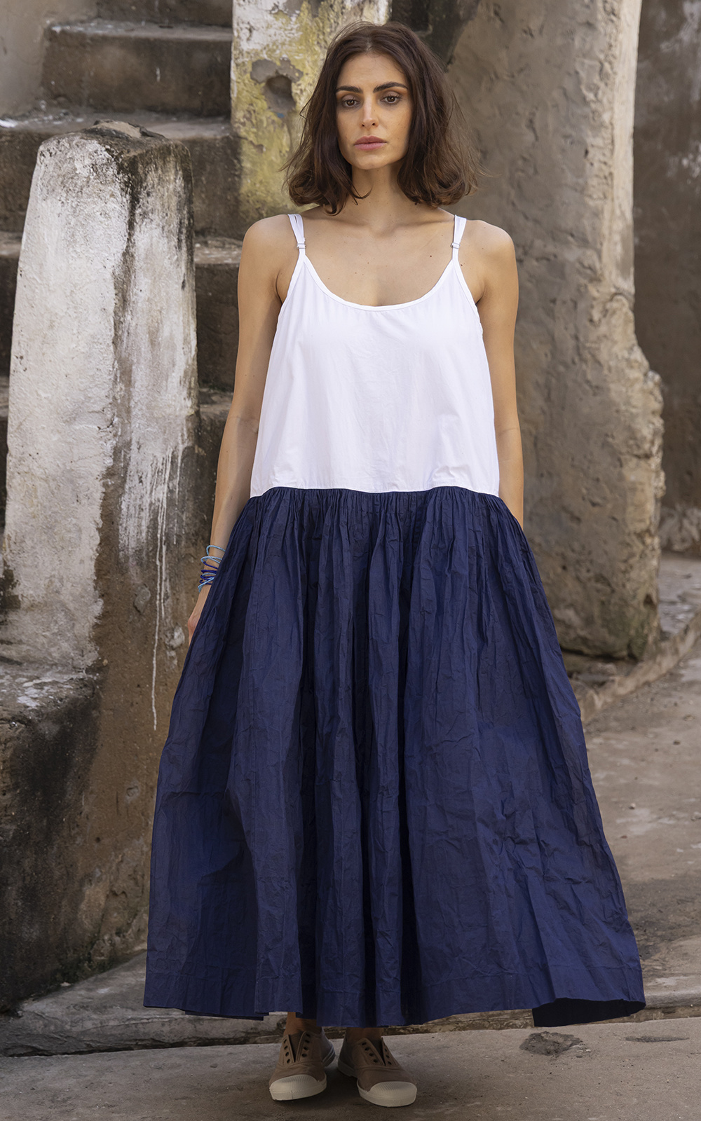 Tutu Slip Long Cotton Organdy product photo.