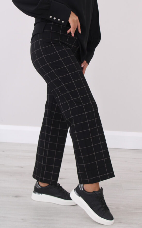 Window Pane Check Trouser product photo.