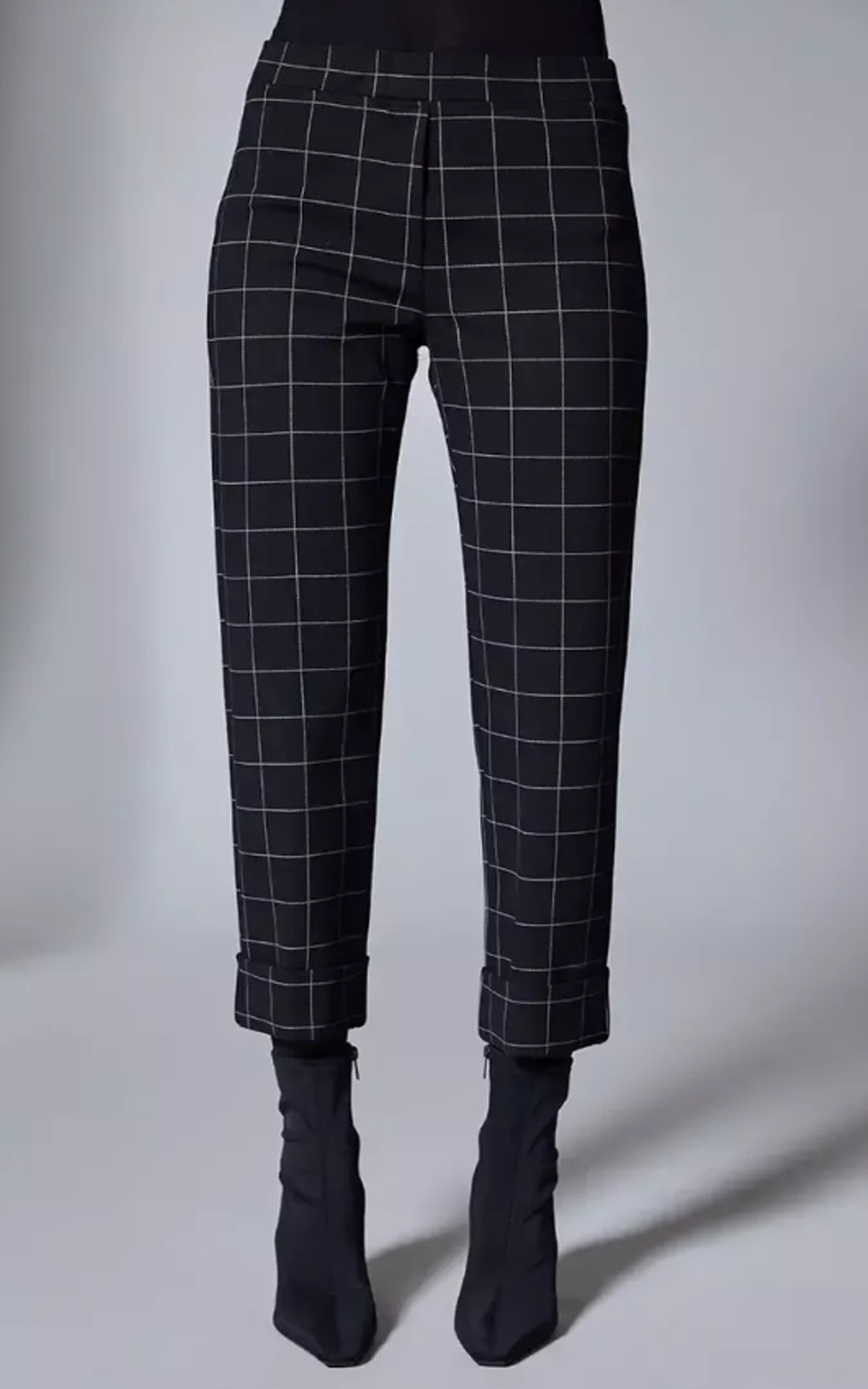 Window Pane Check Trouser product photo.
