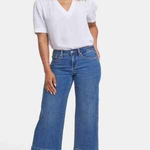 Womens Teresa Wide Leg Ankle 3 Hem