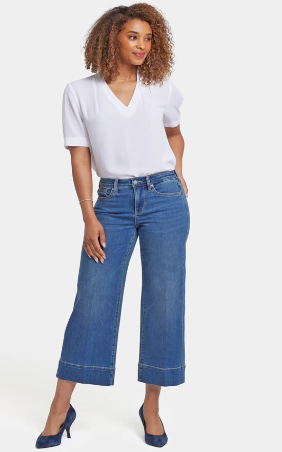 Womens Teresa Wide Leg Ankle 3 Hem product photo.