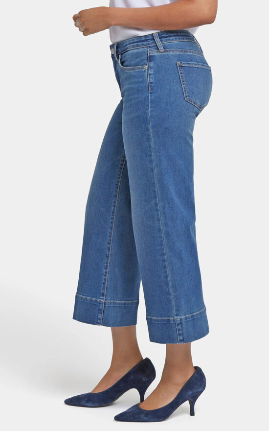 Womens Teresa Wide Leg Ankle 3 Hem product photo.