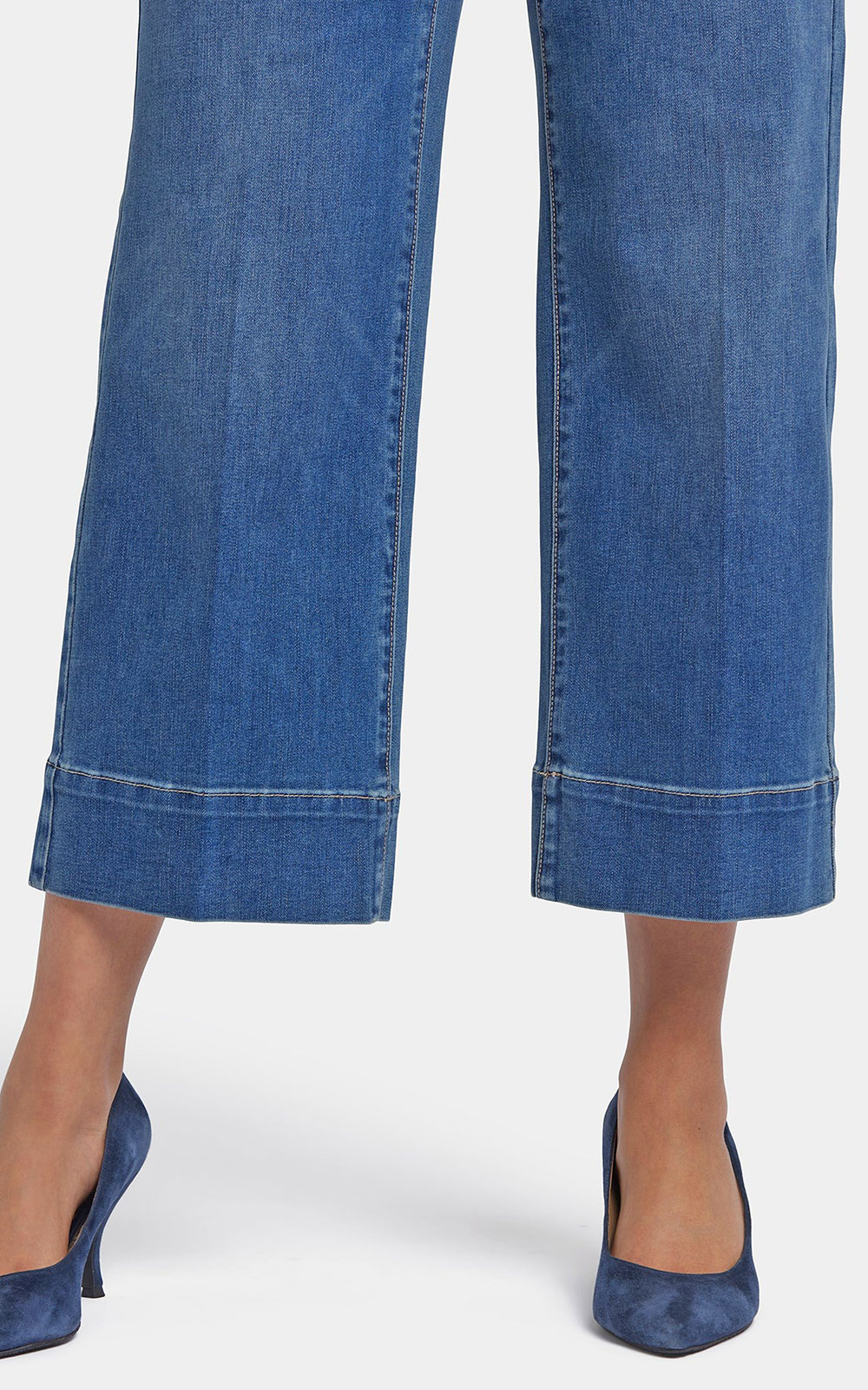 Womens Teresa Wide Leg Ankle 3 Hem product photo.