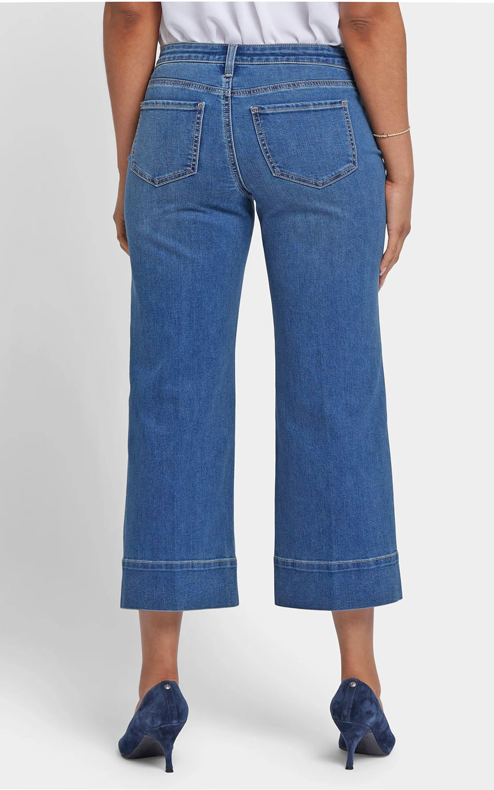 Womens Teresa Wide Leg Ankle 3 Hem product photo.