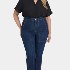 Womens Margot Girlfriend Front Seam Cuffs